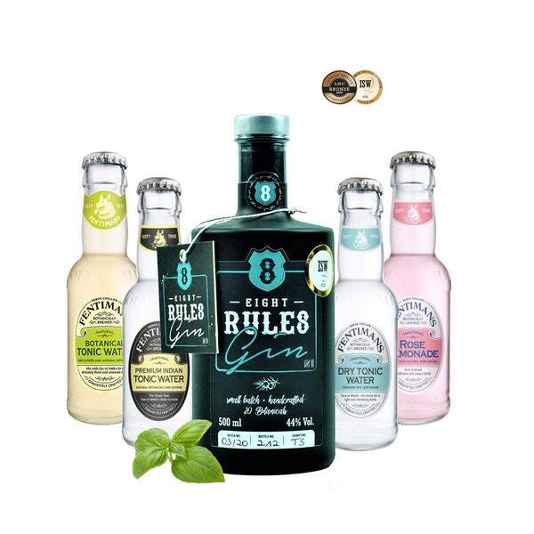 8 Rules Gin & Fentimans Tonic Mix